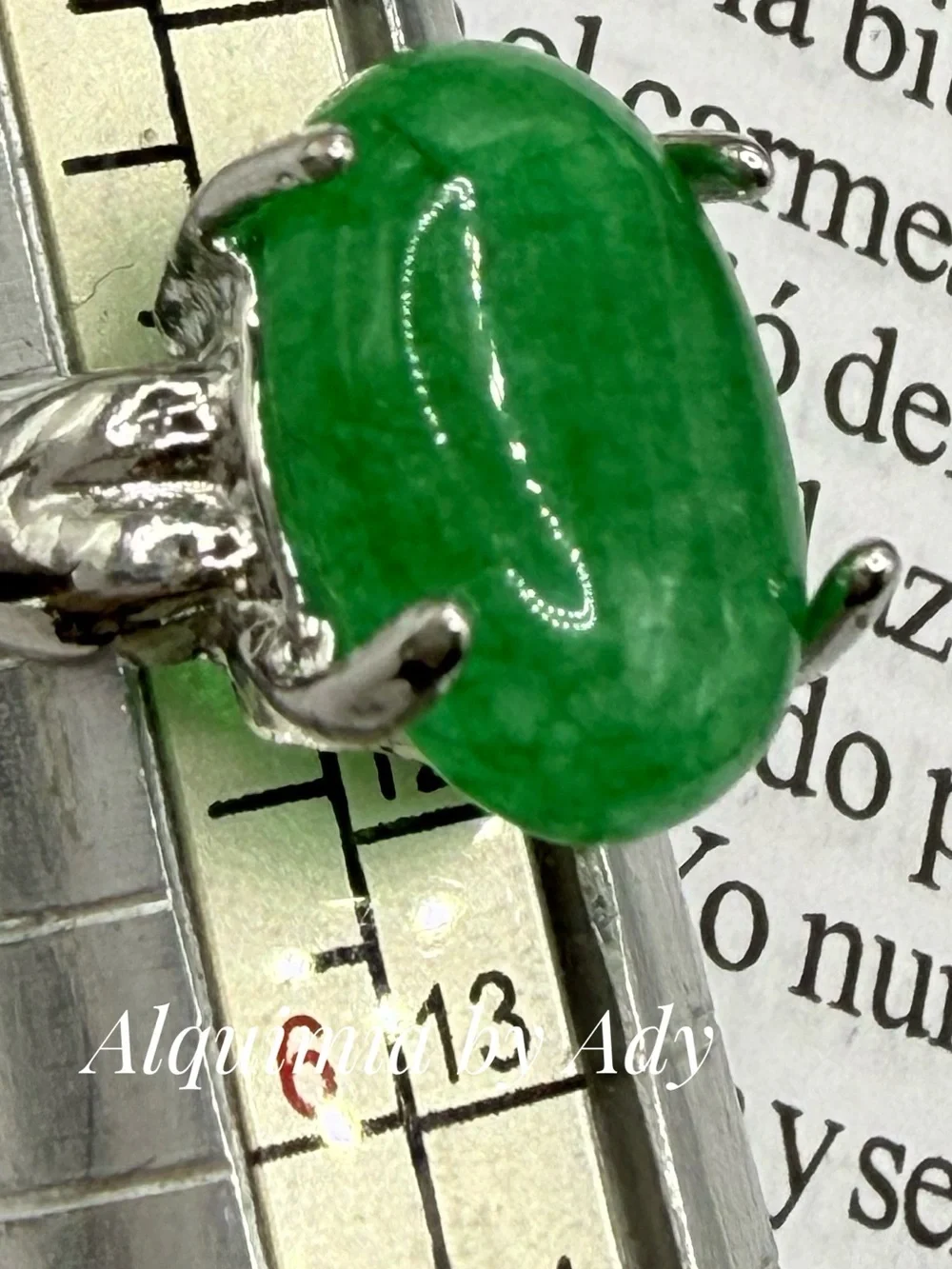 Back to Campus + Jade Green and Silver Ring